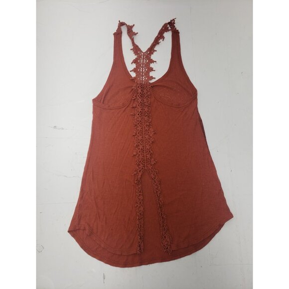 Harley-Davidson Tank Top Shirt Women’s Orange Paisley Rhinestone Open Back - Picture 6 of 10